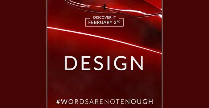 Ferrari To Unveil New Model on the 3rd of February