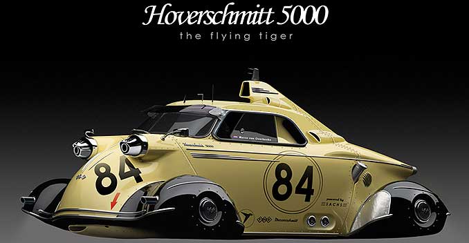 This Flying Microcar Concept Evokes Nostalgia