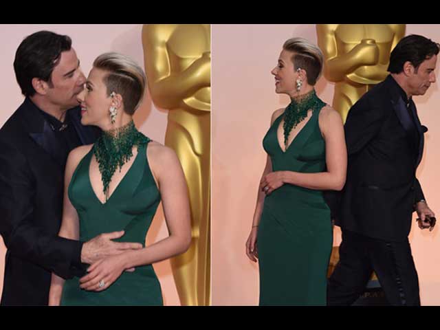 Scarlett Johansson:  John Travolta isn't Creepy