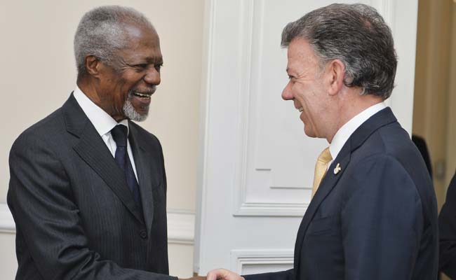 Kofi Annan to Boost Colombia Peace Talks in Cuba Visit