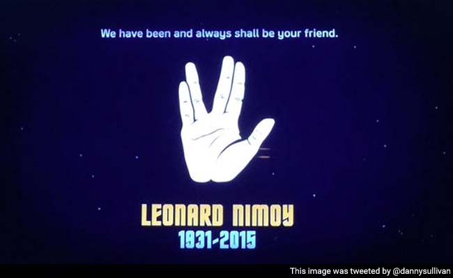 Live Long And Prosper Mr Spock: Twitter Says Farewell to Leonard Nimoy