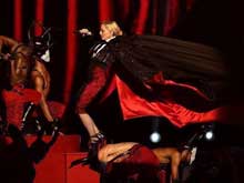 Ouch! Madonna Falls Off Stage at Brit Awards