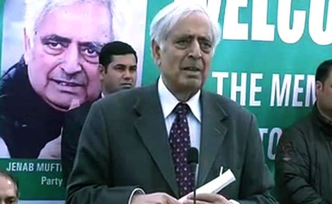 Delhi Voters Point to the Need for BJP 'Course Correction', Says PDP Patron Mufti Sayeed