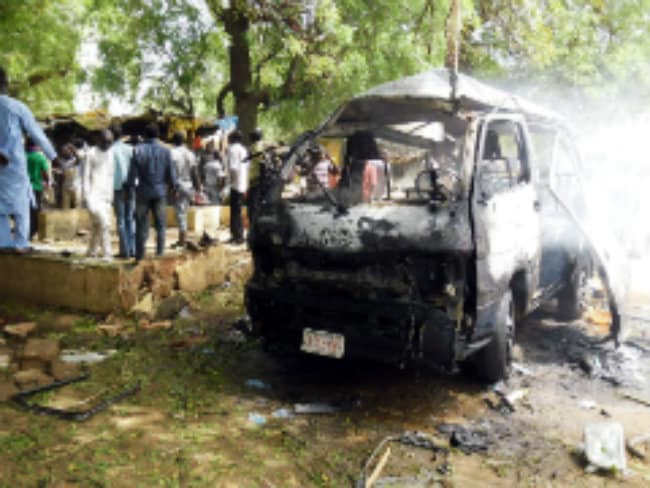 Blasts Hit 2 Nigeria Bus Stations, at Least 27 Dead