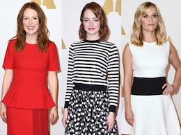 Oscars 2015: At Annual Luncheon, a 'Class Photo' and an Oopsie Oscars 2015: At Annual Luncheon, a 'Class Photo' and an Oopsie