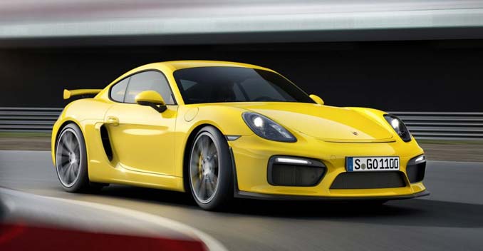 Porsche Unveils the 380bhp Cayman GT4