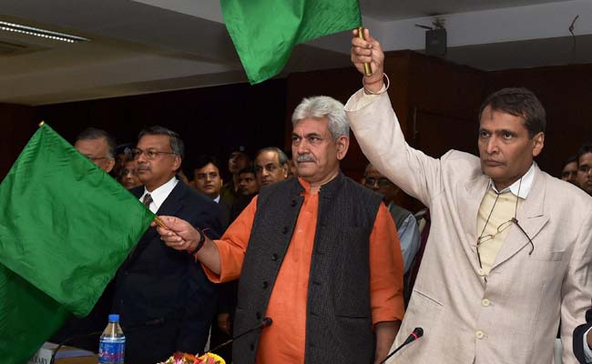 Railway Minister Suresh Prabhu Flags Off 8 New Trains