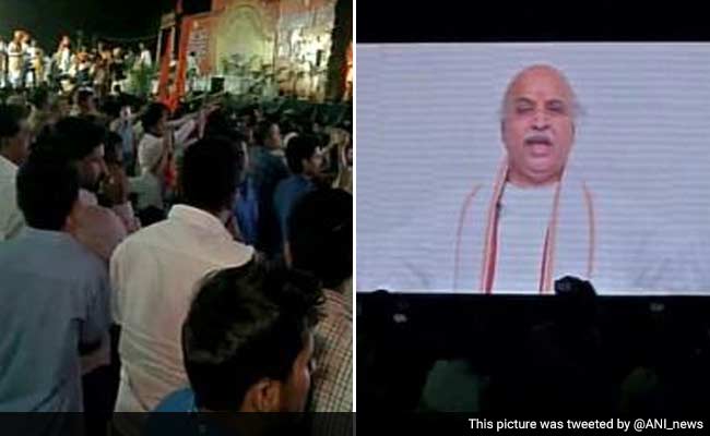Despite Police Ban, Praveen Togadia Addresses VHP Supporters Via Video in Bengaluru, May Face Action