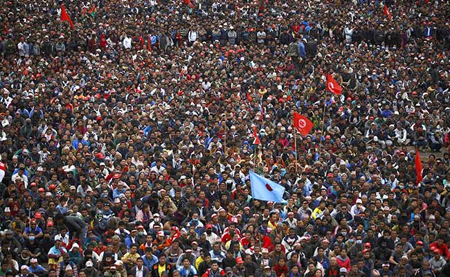 Nepal Police Fire Teargas as Thousands Protest Over Constitution