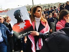 Jordan's Queen Rania Joins March for Murdered Pilot