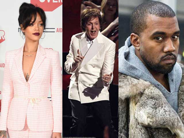 Grammys 2015: Paul McCartney, Rihanna, Kanye West to Perform Four Five Seconds