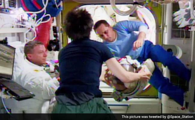 Water Found in Astronaut's Helmet After Spacewalk