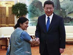 External Affairs Minister Sushma Swaraj Meets Chinese President Xi Jinping