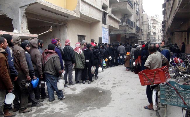 Syrians Flee Besieged Rebel Area With Tales of Hunger