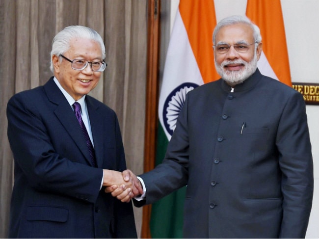 Singapore President Tony Tan Meets PM Modi, Talks of Broadening Bilateral Relations