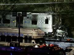 In US, Commuter Train Slams Into Car, Which Bursts Into Flames