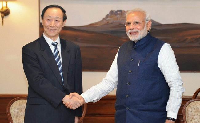 Prime Minister Modi Meets Visiting Chinese Senior Leader Wang Jiarui