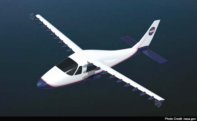 NASA Working on 18 Propeller Electric Plane