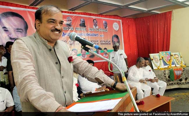 Union Minister Ananth Kumar Appointed BJP Poll Incharge for Bihar