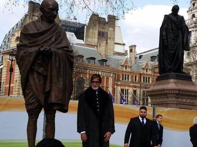 Amitabh Bachchan Says He Feels 'Honoured' to Unveil Historic Gandhi Statue in Britain