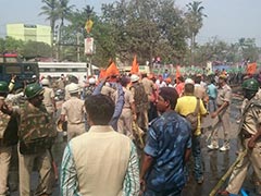 Protest Against Bihar Chief Minister Nitish Kumar Turns Violent