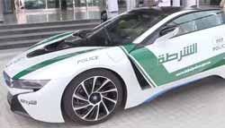 The Dubai Police Force Gets Its First Hybrid Car: the BMW i8