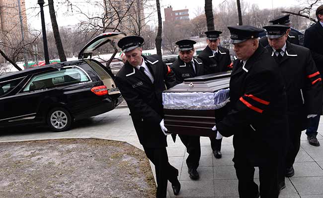Moscow Funeral for Murdered Kremlin Critic Boris Nemtsov