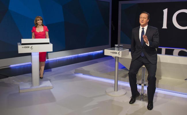David Cameron, Ed Miliband Open UK Election Campaign With TV Grilling
