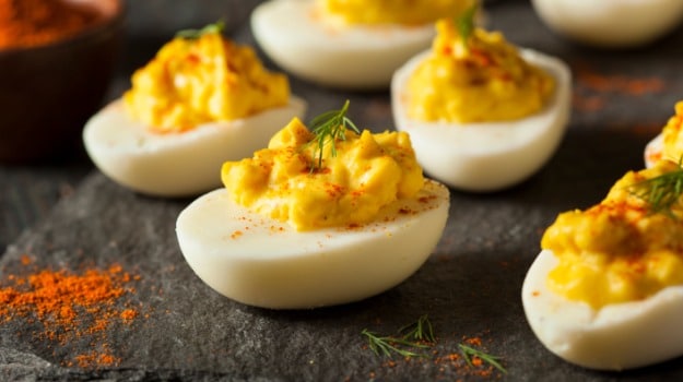 deviled eggs