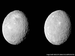 Bright Spots on Dwarf Planet Can Be Active Ice: NASA Bright Spots on Dwarf Planet Can Be Active Ice: NASA
