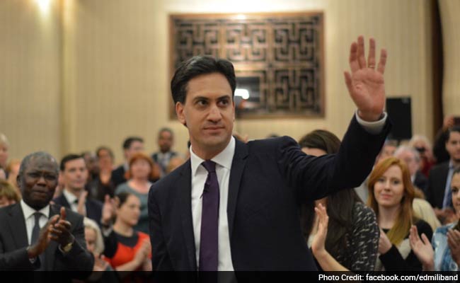 UK Opposition Leader Ed Miliband Sets Out Key Election Pledges