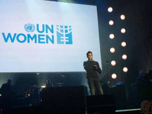 Farhan Akhtar Performs at UN Concert on Women's Empowerment