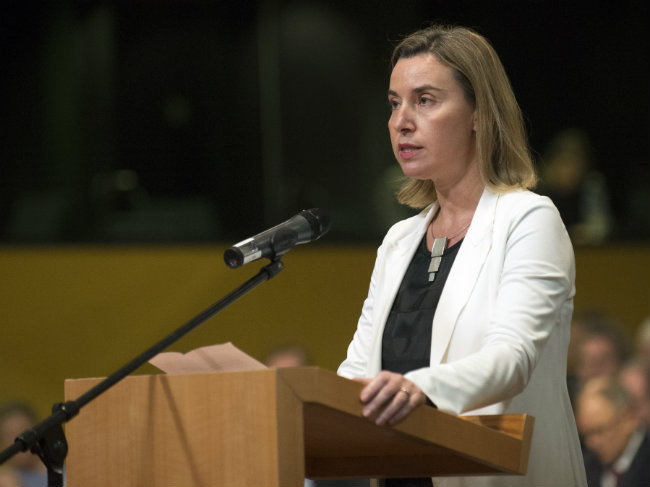 European Union's Federica Mogherini Sees 'Major Role' for Iran in Syria Talks