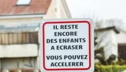 French Authorities Employ Strange Traffic Sign to Curb Speeding