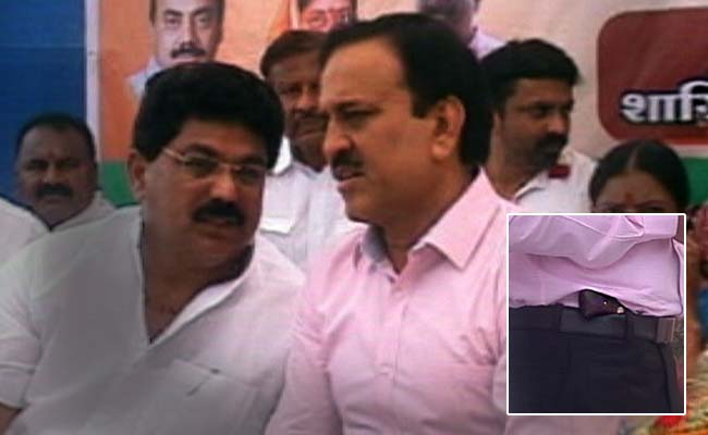 Maharashtra Minister Addresses Children With Revolver Tucked Under Belt