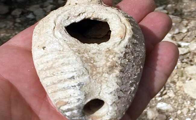 Israeli Porcupine Unearths 1,400-Year-Old Lamp