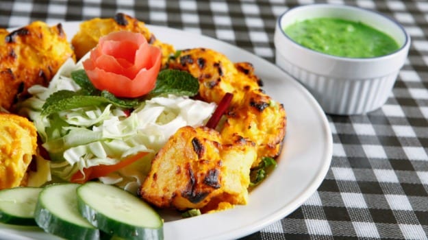 Cheese Chicken Kebabs Recipe - NDTV Food