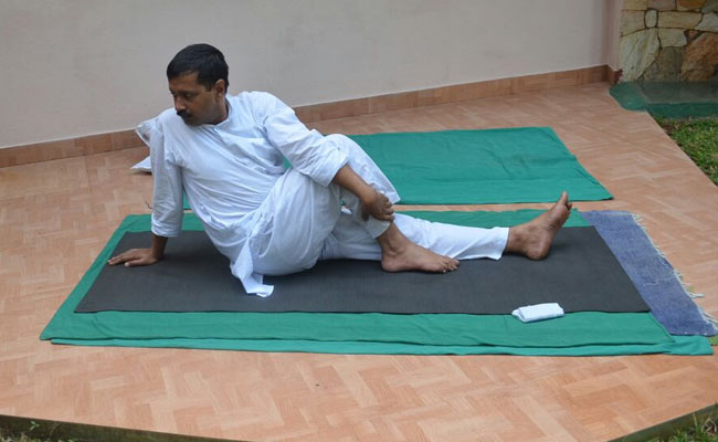 Arvind Kejriwal Heals With Yoga, Away From AAP Storm in Delhi