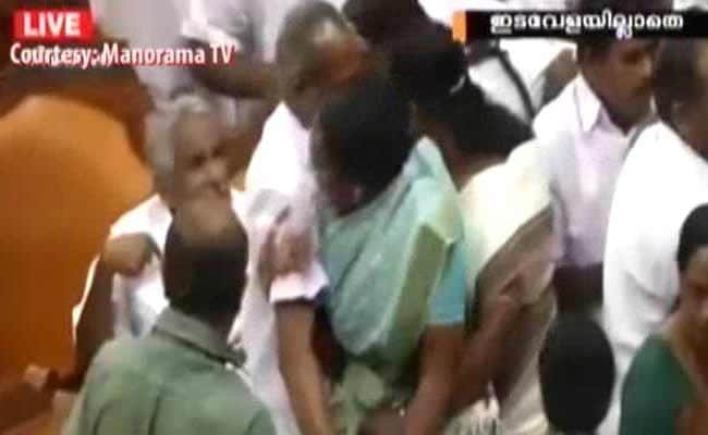 Case Registered Against Left Front Lawmakers for Kerala Assembly Ruckus