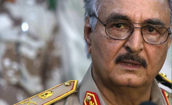 Libyan General Sworn as Top Commander as His Planes Hit Tripoli Airport