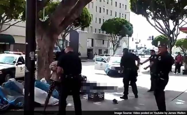 Video Shows Los Angeles Police Shooting Homeless Man