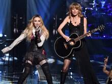 Taylor Swift Performs with Madonna at iHeartRadio Awards