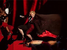 Armani Tells 'Difficult' Madonna Not to Blame Cape For BRIT Awards Fall