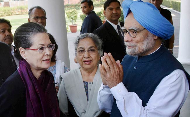 Image result for manmohan singh and sonia