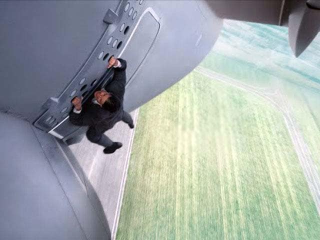 Tom Cruise's New Mission: Impossible - Hang Off Airborne Plane