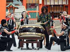 Michelle Obama Beats Drum for Japan Tourist Hotspot