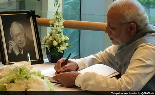 India Deeply Valued Lee Kuan Yew's Friendship and His Support, Says PM Modi