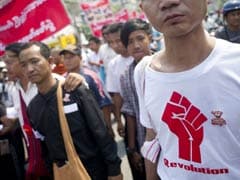 Myanmar Student Activists Arrive at Court for Hearing