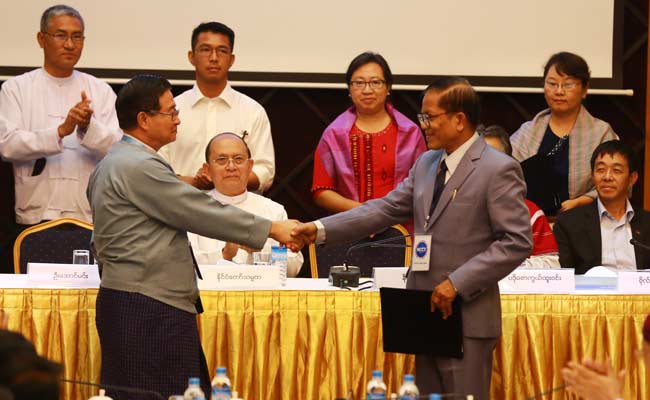 United Nations, Myanmar Leader Hail Draft Peace Deal