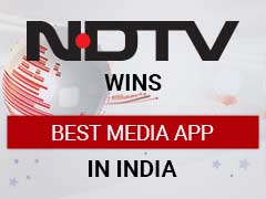 NDTV Wins Best Media App in India